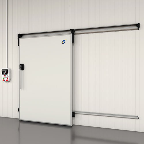 Schiebetür - 880M  - MIV INSULATING SYSTEMS S.R.L. - einflügelig / Edelstahl / Aluminium