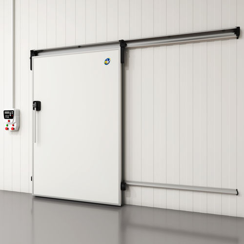 Schiebetür - 900M  - MIV INSULATING SYSTEMS S.R.L. - einflügelig / Edelstahl / Aluminium