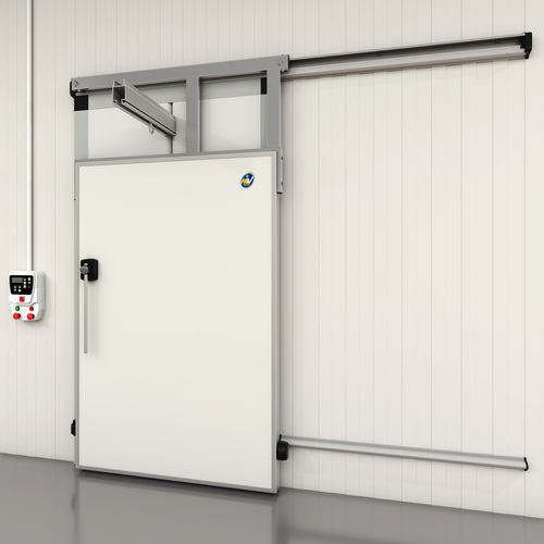 Schiebetür - 900PG  - MIV INSULATING SYSTEMS S.R.L. - einflügelig / Edelstahl / Aluminium
