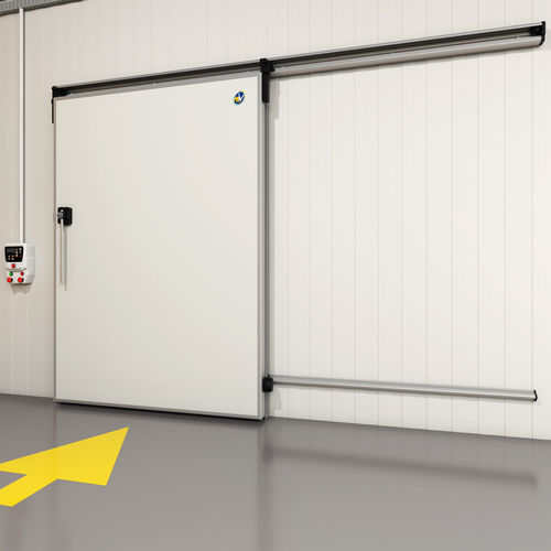 Schiebetür - 971BT  - MIV INSULATING SYSTEMS S.R.L. - einflügelig / Edelstahl / Aluminium