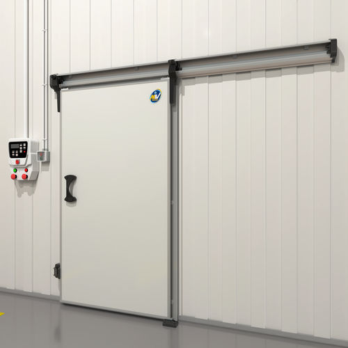 Schiebetür - 974P  - MIV INSULATING SYSTEMS S.R.L. - einflügelig / Edelstahl / Aluminium