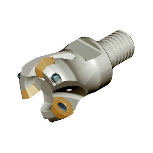 Schaftfräswerkzeug - HMS45 XE04 series - Heikenei - mit austauschbaren Wendeschneidplatten / Nuten / modular