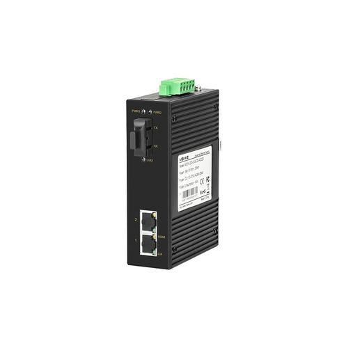Medienwandler - MIEN1203-F - Wuhan Maiwe Communication Co., Ltd - Kommunikation / Ethernet zu Glasfaser / für DIN-Schiene