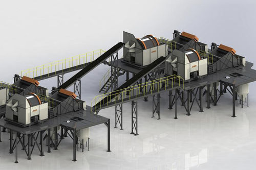 Aluminiumrecyclinganlage - HMS - Suzhou JONO Environmental Technology Co., LTD - Metallabscheidung