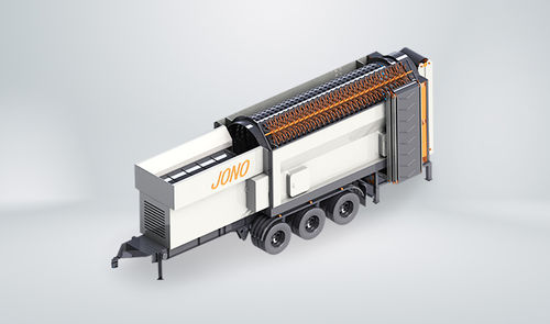 Mobile Siebmaschine - Suzhou JONO Environmental Technology Co., LTD - Trockensiebung / Nasssiebung / für Recyclingprodukte