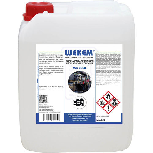 Putzmittel auf Lösungsmittelbasis - WS 2200-5 - Wekem - Metall / Keramik / Glas