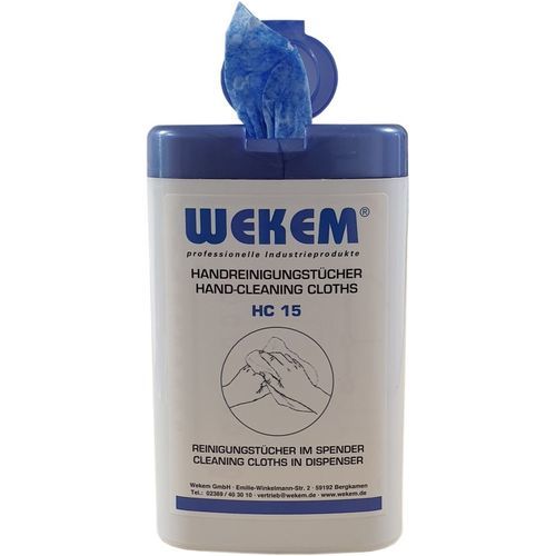 Feuchtes Reinigungstuch / zur Händereinigung - HC 15 - Wekem - für Industrieanwendungen
