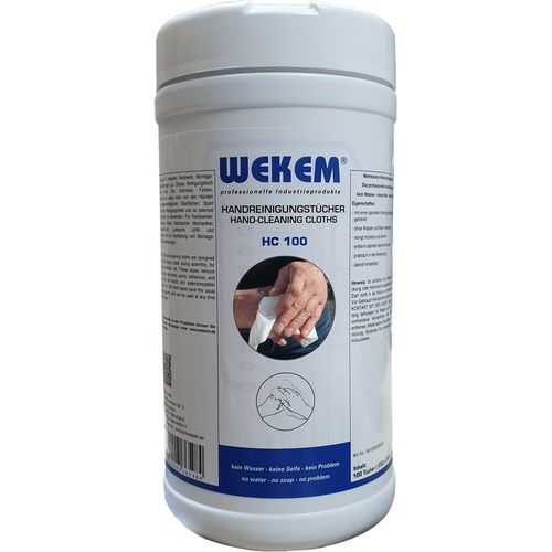 Feuchtes Reinigungstuch / zur Händereinigung - HC 100 - Wekem - für Industrieanwendungen