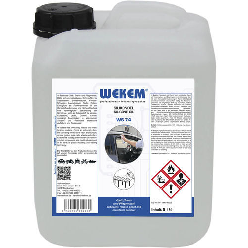 Schmieröl - WS 74 - Wekem - Silikon / für Metall / für Kunststoff