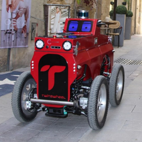 Lieferroboter für Päckchen - TH05 - Twinswheel - für Einkaufszentrum / für Fußgängerzone / mit Rädern