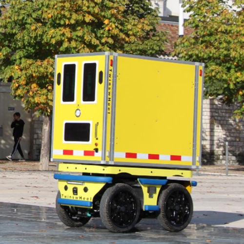 Lieferroboter für Nahrungsmittel - TH05 Cargo - Twinswheel - für Einkaufszentrum / für Fußgängerzone / mit Rädern