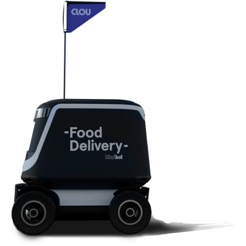 Lieferroboter für Nahrungsmittel - Kiwibot CLOU Pro - Kiwibot - für Restaurants / für Fußgängerzone / autonom