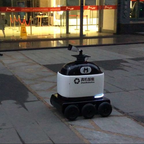 Lieferroboter für Nahrungsmittel - RoboDeer - ZhenRobotics - für Einkaufszentrum / mit Rädern / autonom