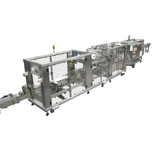 Automatische Schrumpffolienverpackungsmaschine - CFH series - Polypack Europe - für Platten / für zylindrische Produkte / für Multipack