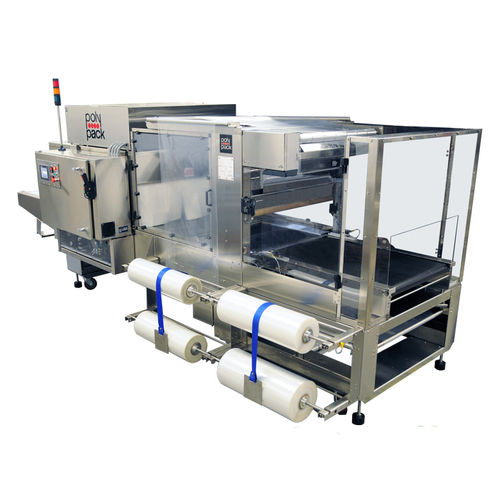 Automatische Schrumpffolienverpackungsmaschine - IL - Polypack Europe - für Schalen / für Karton / für Platten