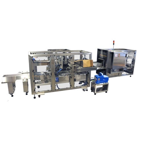 Kontinuierlicher Trayformer - TR series - Polypack Europe - getaktete Funktion