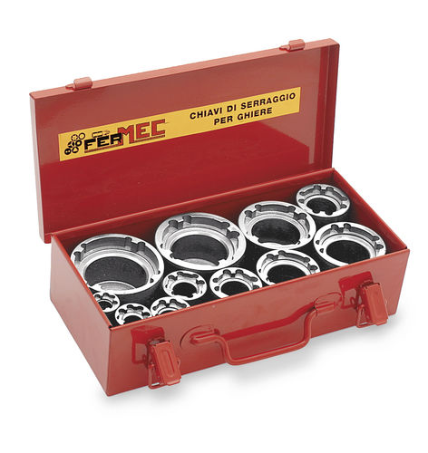Spannschlüssel für Ringmuttern - KMC series - Fermec Srl - Stahl / Satz