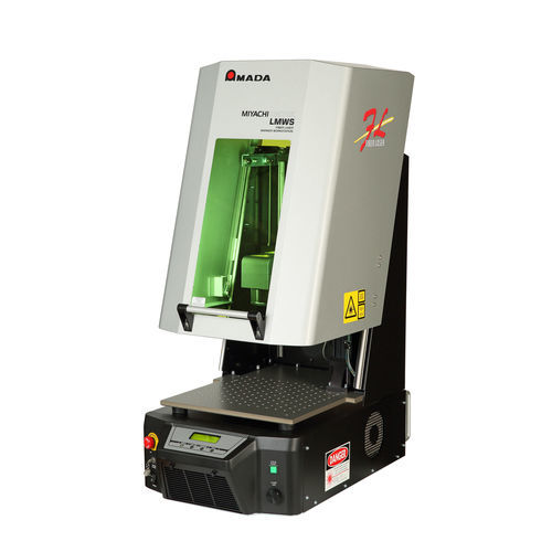 Laser-Markierarbeitsplatz - WL-P100A  - AMADA WELD TECH Inc. - für Metall / für Kunststoff / Tisch