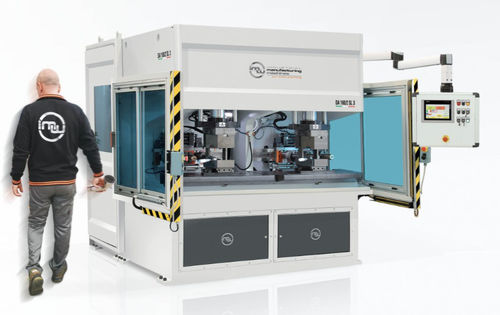 Doppelkopf-Umformmaschine - DA series - Industrial Manufacturing Machines srl - für Rohrenden / für Rohre / für Metall