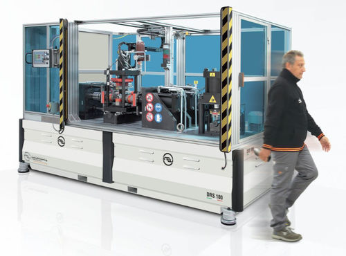 Lasermarkiermaschine - DRS 100 - Industrial Manufacturing Machines srl - Tisch / pneumatisch