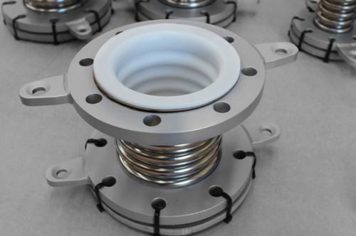 Metall-Kompensator - Macoga, S.A - PTFE / rund / Flansch