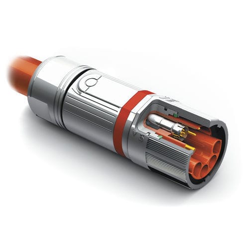 Datensteckverbinder - INTERCONTEC 723  - TE CONNECTIVITY - Hybrid / Ethernet / gerade Ausführung