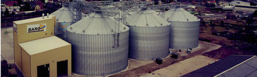 Silo mit flachem Boden - S.B.H. - SYMAGA SILOS - für Pellets / für Getreide / für die Lebensmittelindustrie