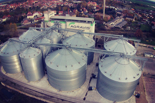 Silo mit konischem Boden - SYMAGA SILOS - für Entlader / galvanisiertem Stahl