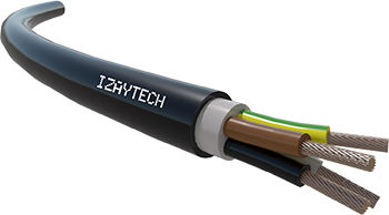 Versorgungs-Stromkabel - AO7VV-F - IZAYTECH - mehrstrangig / Kupfer / mit PVC-Ummantelung