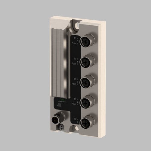 Ethernet-Switch / unmanaged - ArkSwitch M T1 4+1 - Ark Vision Systems - 5 Ports / Gigabit-Ethernet / wandmontiert