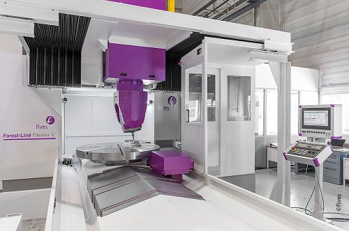Dreh-Fräszentrum / CNC - FOREST-LINÉ FLEXIAX V - Fives Machining - vertikal / 5-Achs / mit hoher Produktionskapazität