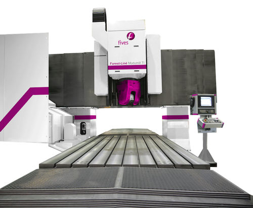 CNC-Bearbeitungszentrum / 5-Achs - FOREST-LINÉ MODUMILL TI - Fives Machining - vertikal / Portal / mit mobilem Tisch