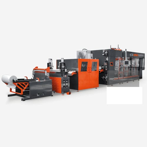 Rollen-Thermoformmaschine - ER 80-3 - Erkur Thermoforming Machinery - für Verpackung / automatisch / Vakuum