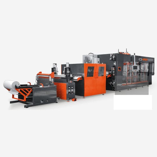 Rollen-Thermoformmaschine - ER 90-4 - Erkur Thermoforming Machinery - für Verpackung / automatisch / Vakuum