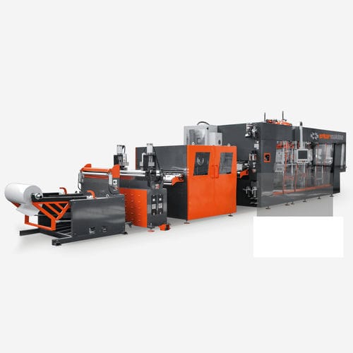 Rollen-Thermoformmaschine - ER 100-4 - Erkur Thermoforming Machinery - für Platten / für Verpackung / automatisch