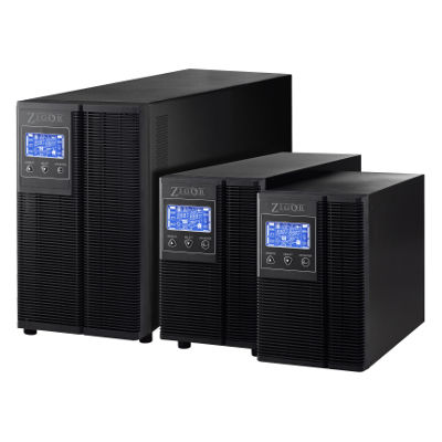USV mit Doppelkonvertierung - VOLGA series - Zigor - einphasig / mit LCD-Display / Hochfrequenz