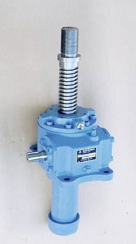 Trapezgewindespindel-Spindelhubgetriebe - JA series - Makishinko Co., Ltd. - Sicherheitsmutter / Gusseisen / Aluminium
