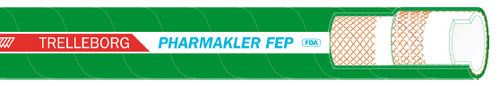 Schlauch für Chemikalien - PHARMAKLER FEP - Trelleborg Industrial Hose - für Lebensmittel / für Chlor / Gummi