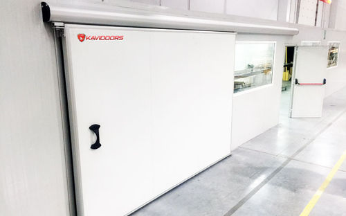 Schiebetür - Kavidoors - Aluminium / für den Innenbereich / Industrie