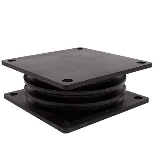 Rechteckige elastische Lagerung - BR 3,00 series - Trelleborg Antivibration Solutions - Stahl / Gummi
