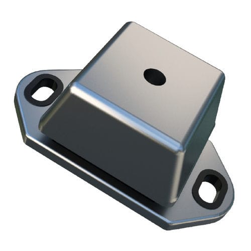 Rechteckige elastische Lagerung - Cushyfloat HT - Trelleborg Antivibration Solutions - Gummi / für Seewasseranwendungen