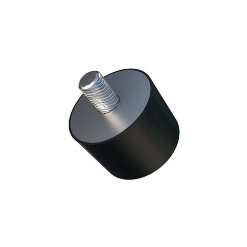 Zylindrische elastische Lagerung - Type A - Trelleborg Antivibration Solutions - Stahl / Gummi