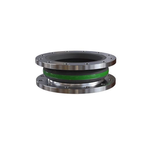 Gummi-Kompensator - ERV Green - Trelleborg Antivibration Solutions - Stahl / PTFE / rund