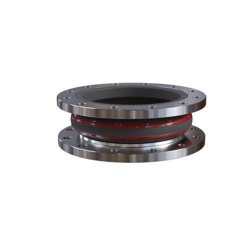Gummi-Dehnungsfuge - ERV Rotex - Trelleborg Antivibration Solutions - Stahl / PTFE / rund