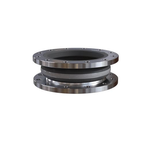 Gummi-Dehnungsfuge - ERV White - Trelleborg Antivibration Solutions - Stahl / PTFE / rund