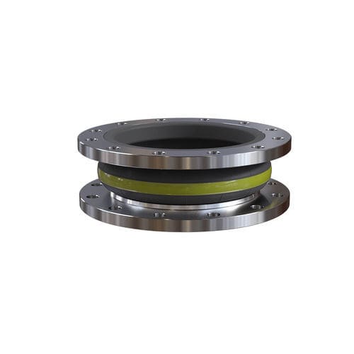 Gummi-Dehnungsfuge - ERV Yellow - Trelleborg Antivibration Solutions - Stahl / PTFE / rund