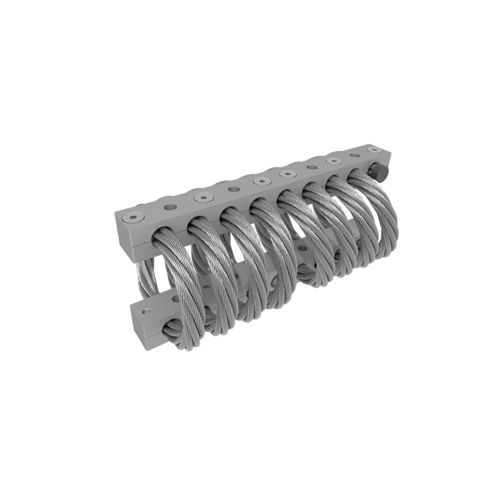 Runde elastische Lagerung - WRI - Trelleborg Antivibration Solutions - Edelstahl / Metalldraht / Kordel