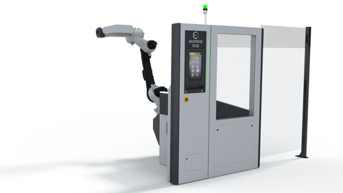 Roboterzelle zum Laden - EASYPROD CX25 - Engineering Data - zum Entladen / Für Dreh-Schleifzentrum