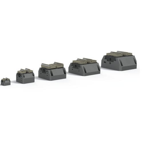 Selbstzentrierender Spannstock - EASYCLAMP - Engineering Data - für Werkzeugmaschinen / pneumatisch / 5-Achs