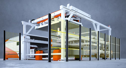 Be- und Entladesystem / Paletten - Compact Lift - Laser - für Platten / automatisch